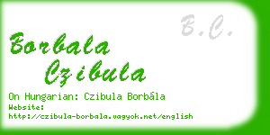 borbala czibula business card