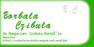 borbala czibula business card